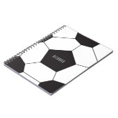 Carnet personnalisé balle de football (Côté gauche)