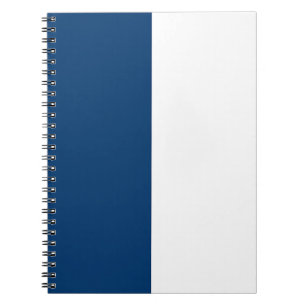 Carnet PERSONNALISÉ bleu et blanc