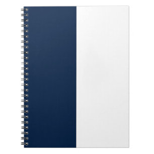 Carnet PERSONNALISÉ bleu et blanc
