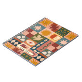 Carnet Personnalisé Bohème Céleste Patchwork Mystique (Côté gauche)