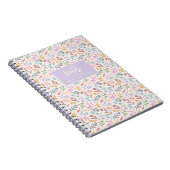 Carnet Personnalisé Boho Floral Custom (Côté Droit)