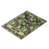 Carnet personnalisé Bois Camouflage (Côté gauche)