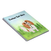 Carnet Personnalisé Cavalier King Charles Spaniel (Côté Droit)
