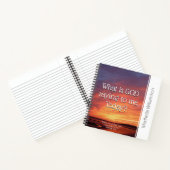 Carnet Personnalisé CE QUE DIEU ME DIT PRIÈRE (Intérieur)