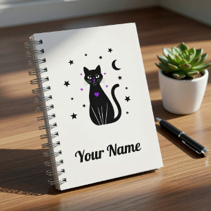 Carnet Personnalisé Chat Noir