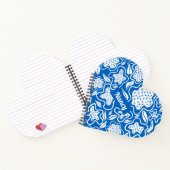 Carnet personnalisé Croix Bleu et Blanc (Intérieur)