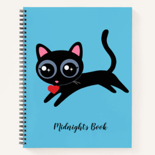 Carnet Personnalisé Cute Kitty Cat Heart Thief