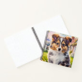 Carnet Personnalisé Cute Sheltie Chien Chien Chien Chien (Intérieur)