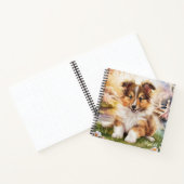 Carnet Personnalisé Cute Sheltie Chien Chien Chien Chien (Intérieur)