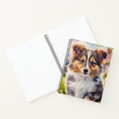 Carnet Personnalisé Cute Sheltie Chien Chien Chien Chien (Intérieur)