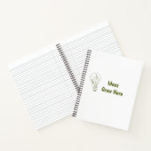 Carnet personnalisé d'ampoule botanique (Intérieur)