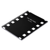 Carnet personnalisé de bande de film (Côté gauche)