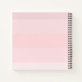 CARNET PERSONNALISÉ DE CONCEPTION STRIPED ROSE (Dos)