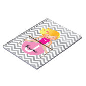 Carnet personnalisé de FILLE de gymnastique (Côté gauche)