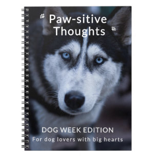 Carnet personnalisé de la semaine de chien - migno