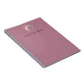Carnet personnalisé de l'auteur (Côté Droit)