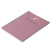 Carnet personnalisé de l'auteur (Côté gauche)