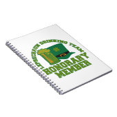 Carnet personnalisé de l'équipe de boisson Leprech (Côté Droit)