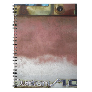 Carnet personnalisé de luxe rose et blanc