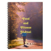 Carnet personnalisé de nourriture et de fitness (Devant)