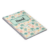 Carnet personnalisé de plage tropicale (Côté Droit)