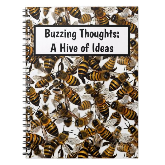 Carnet personnalisé des abeilles jaunes (Devant)