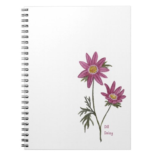 Carnet personnalisé Dill Daisy (Devant)
