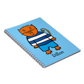 Carnet Personnalisé Dillon le chat (Côté Droit)