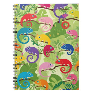 Carnet Personnalisé D'Inspiration Chameleon Vibran