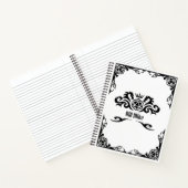 Carnet personnalisé DnD avec monogramme (Intérieur)
