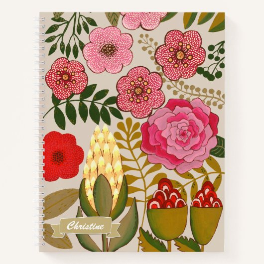 Carnet personnalisé du concepteur d'art contempora (Devant)