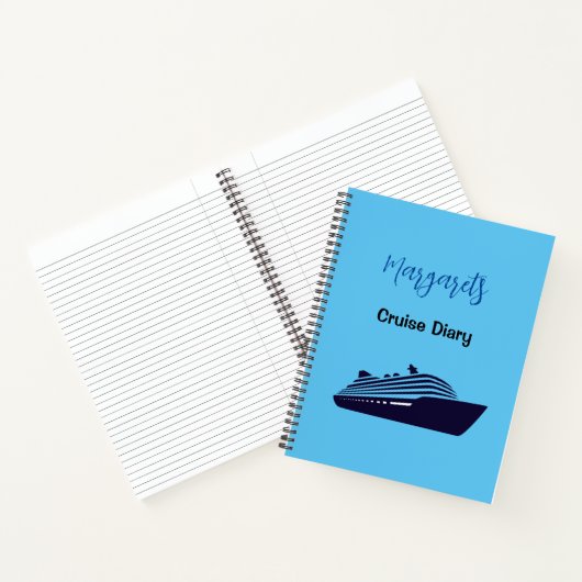 Carnet personnalisé du journal de bord Blue Cruise (Intérieur)