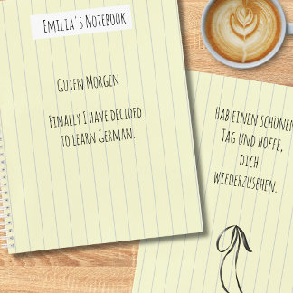 Carnet Personnalisé Enfin, j'ai décidé d'apprendre l'alle
