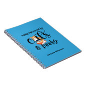 CARNET PERSONNALISÉ FACILEMENT DISTRAIT PAR DES CHATS ET  (Côté Droit)