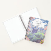 Carnet Personnalisé Fairytale Castle Pastel Aquarelle (Intérieur)