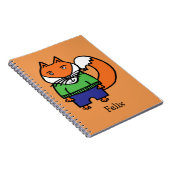 Carnet Personnalisé Felix le Fox (Côté Droit)