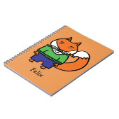 Carnet Personnalisé Felix le Fox (Côté gauche)