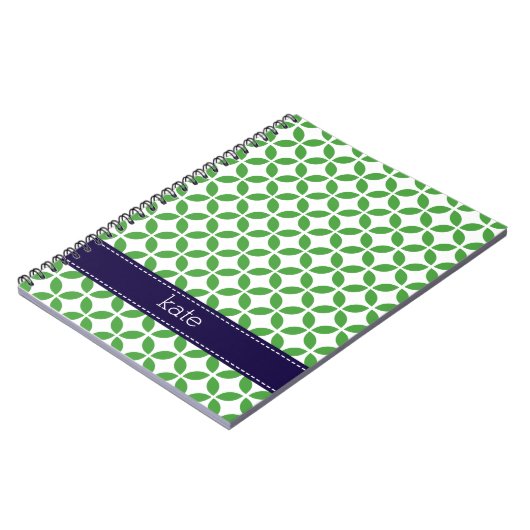 Carnet personnalisé Feuille moderne (Côté gauche)