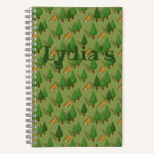 Carnet personnalisé Forêt Rustique (Recto)