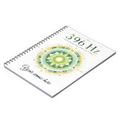 Carnet personnalisé Fréquence Solfège 396 Hz (Côté gauche)