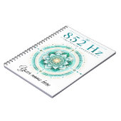Carnet personnalisé Fréquence Solfège 852 Hz (Côté gauche)