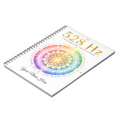 Carnet personnalisé Fréquence Solfeggio 528 Hz  (Côté gauche)