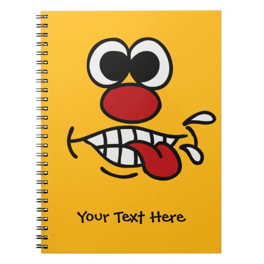 Carnet personnalisé Funny Face (Devant)