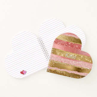 Carnet personnalisé Glam Heart
