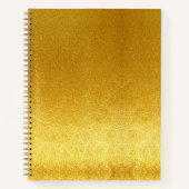 Carnet Personnalisé Gold à gauche Nom Floral Filles Cadea (Devant)