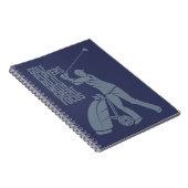 CARNET personnalisé GOLF PLAYER (Côté Droit)