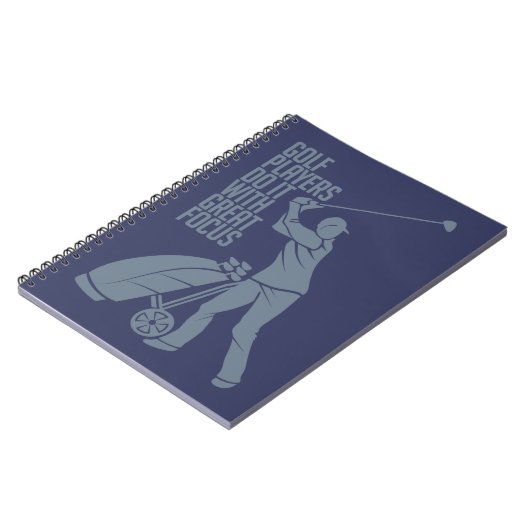 CARNET personnalisé GOLF PLAYER (Côté gauche)