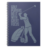 CARNET personnalisé GOLF PLAYER (Devant)