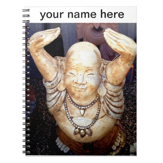 carnet personnalisé happy buddha (Devant)