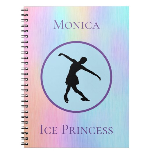 Carnet personnalisé "Ice Princess" (Devant)
